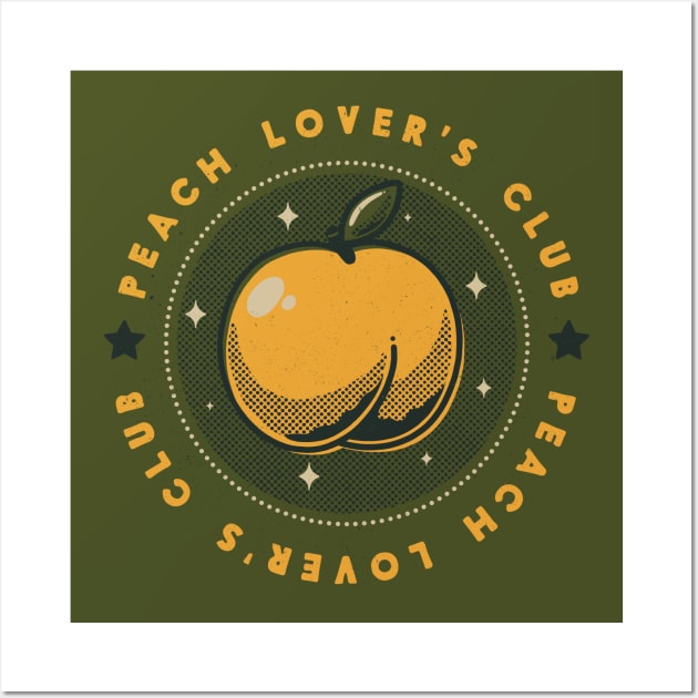 Peach Lover's Club Wall Art by Tobe_Fonseca